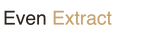 Even Extract brand image (wordmark)